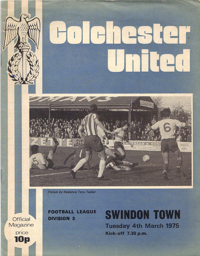 <b>Tuesday, March 4, 1975</b><br />vs. Colchester United (Away)